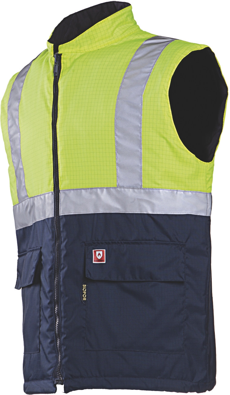 Gilet Bravone HV - Jaune / Marine Sioen