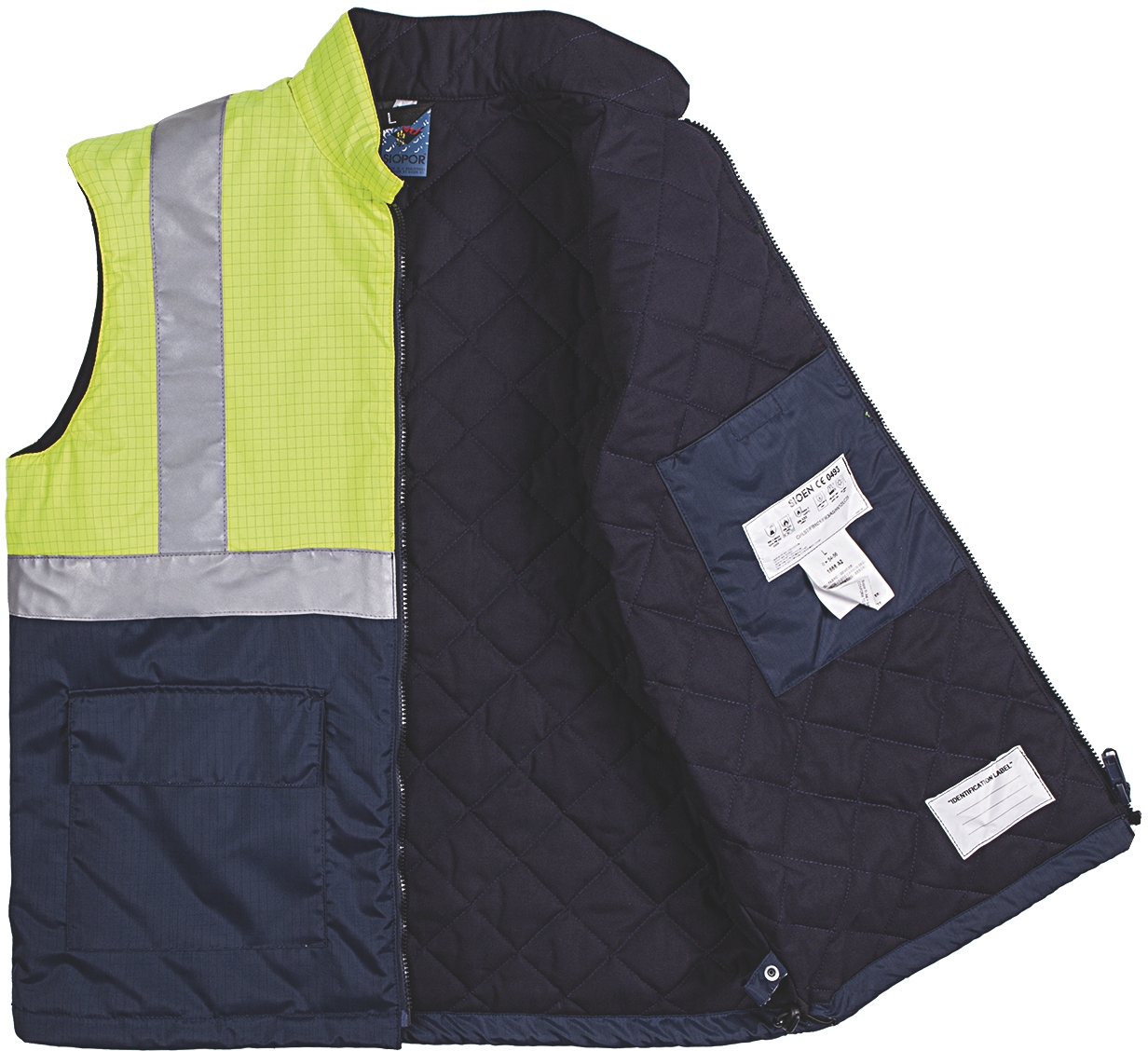 Gilet Bravone HV - Jaune / Marine Sioen