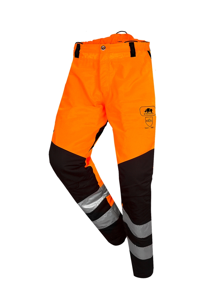  Pantalon BasePro HV - Orange / Noir 