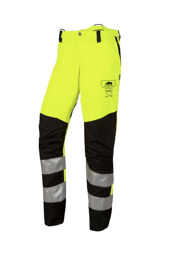  Pantalon BasePro HV - Jaune / Noir 