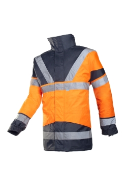 Parka Skollfield HV - Marquage Gipelec - Orange / Marine Sioen