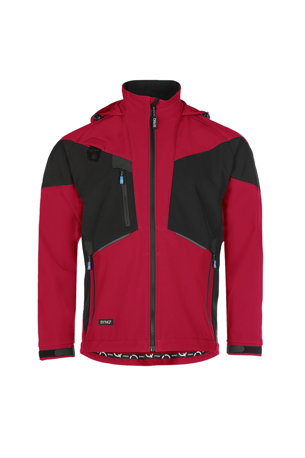 Softshell de travail rouge noir Stunter