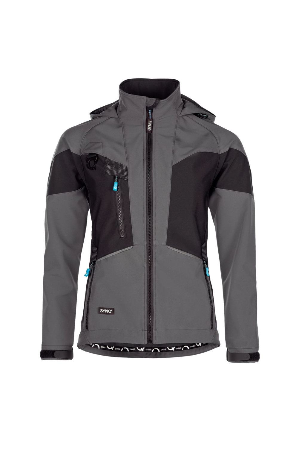 Softshell polyester recyclé élasthanne membrane TPE femme Stunter gris anthracite / noir