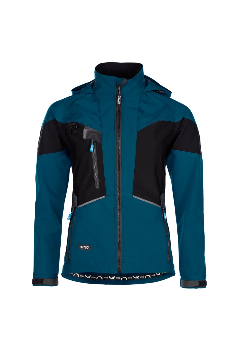 Softshell polyester recyclé élasthanne membrane TPE femme Stunter bleu / noir