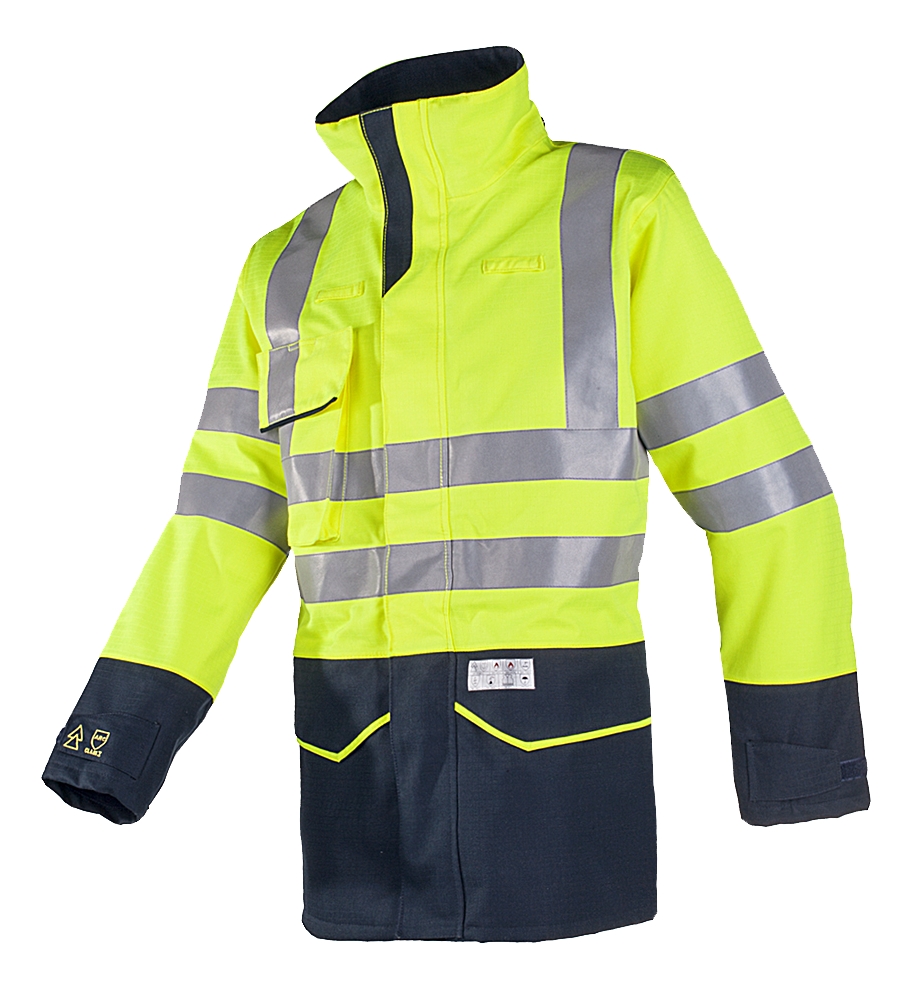 Parka multirisques Nash HV - Jaune / Marine Sioen