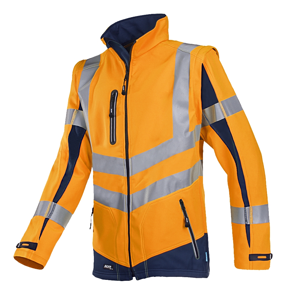 Softshell Malden HV - Orange / Marine Sepp