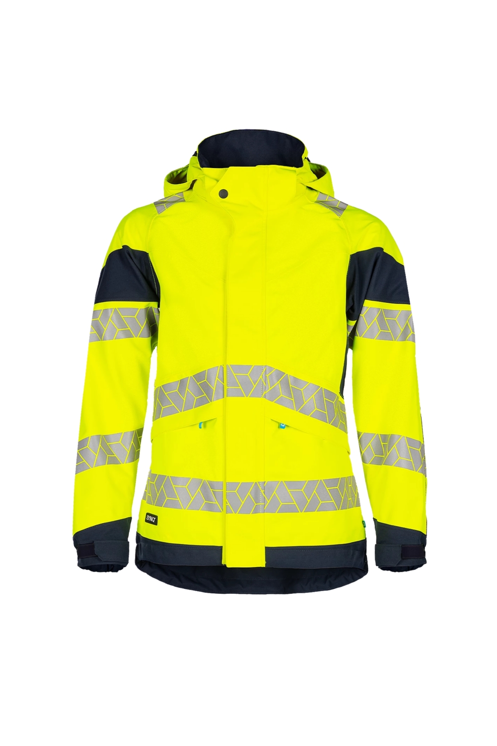 Veste HV polyester femme Jacklight jaune / marine
