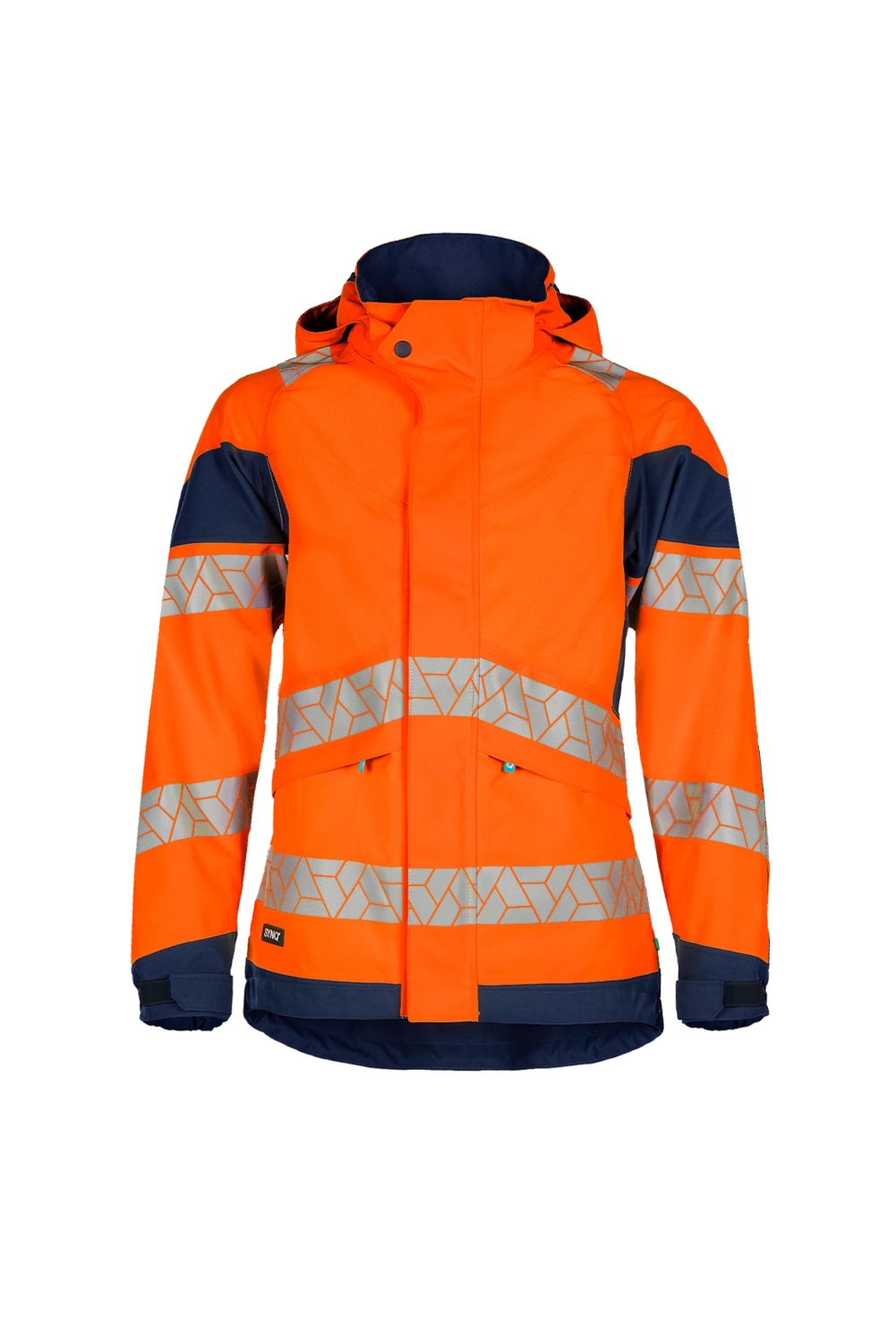 Veste HV polyester femme Jacklight orange / marine