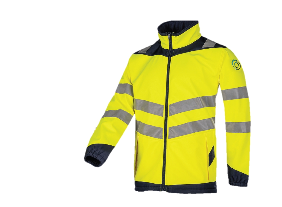 Softshell Aborg HV - Jaune / Marine Sioen