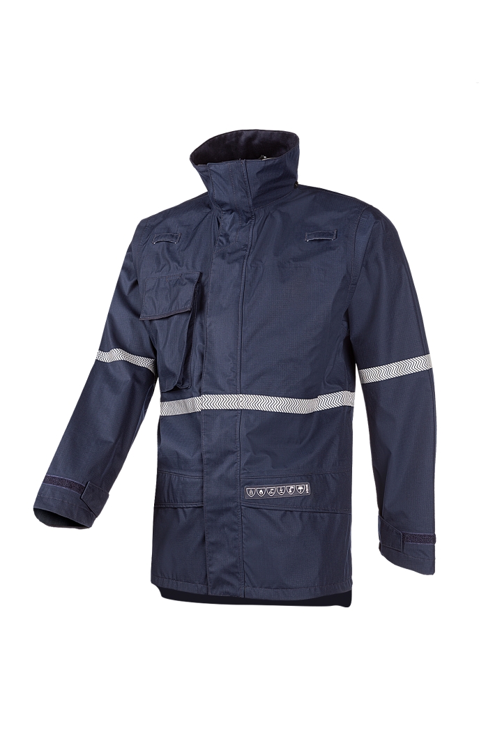 Parka Grindal - Protection ARC - Bleu marine Sioen