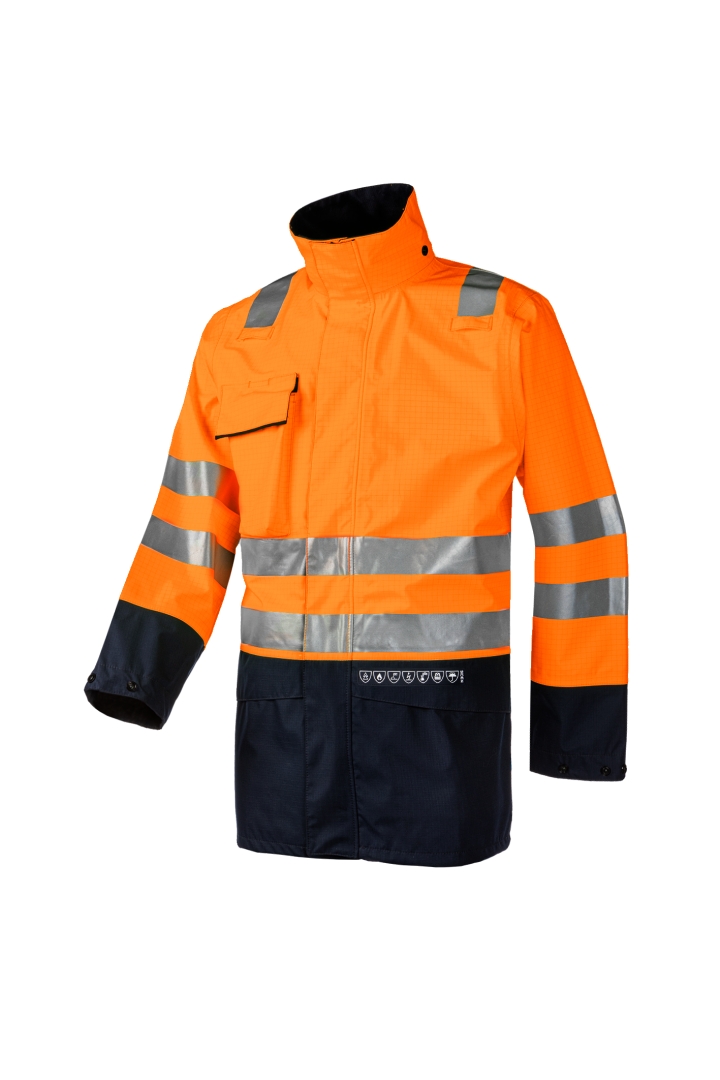 Parka Kaldvik HV - Orange / Marine Sioen