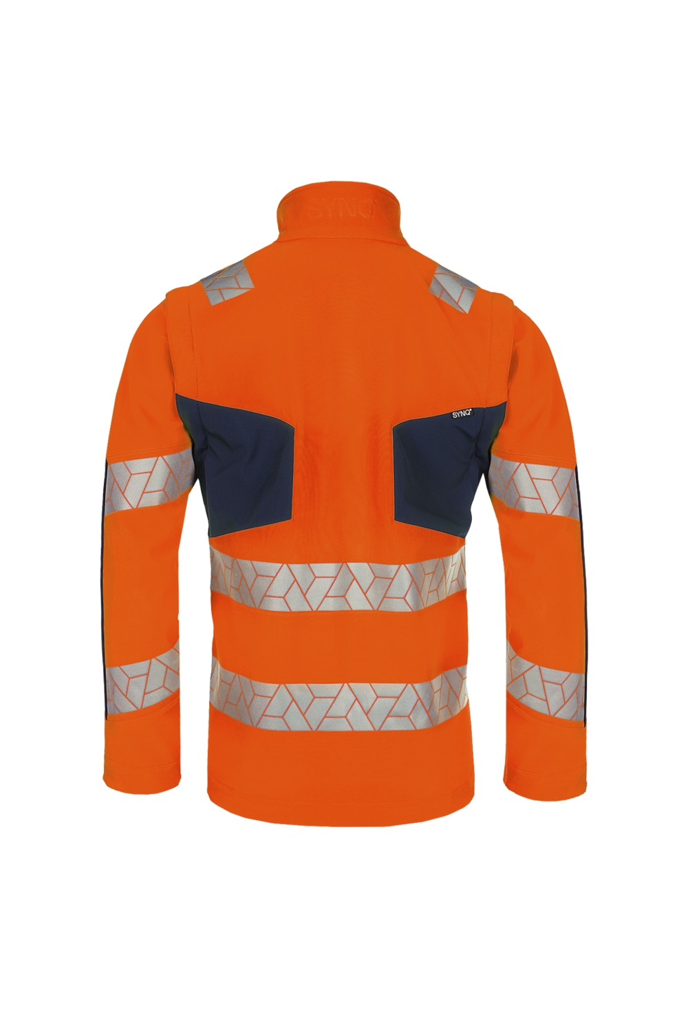 Veste softshell Synq® Ledstart HV - Orange / Bleu marine Sioen