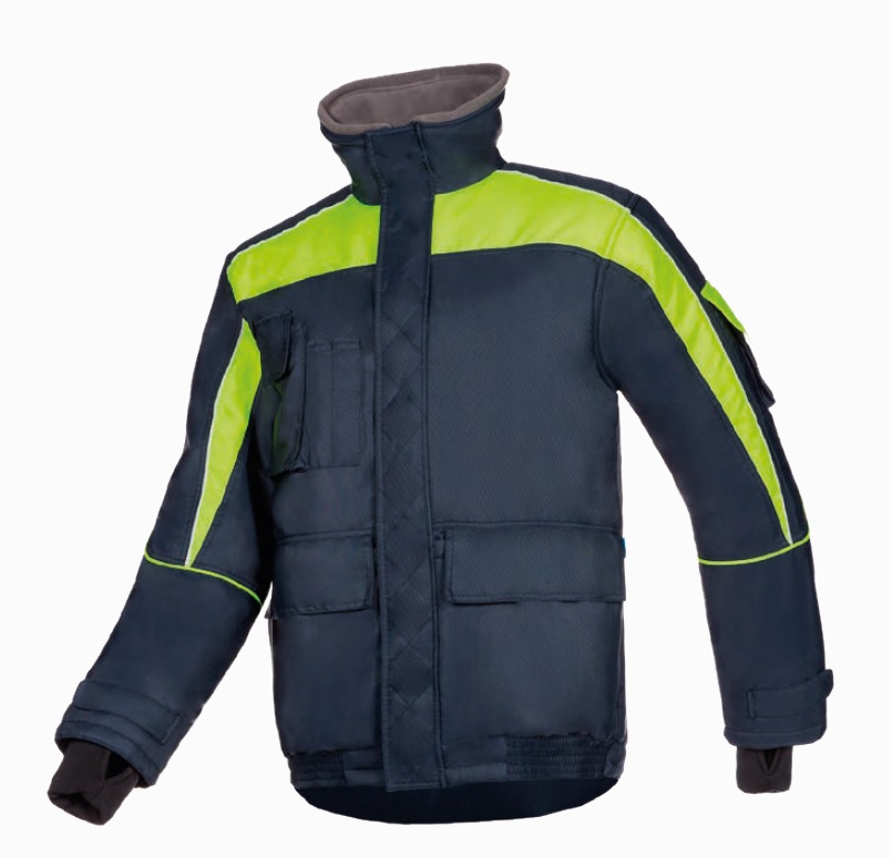  Blouson frigoriste Nibas - Marine / Jaune 