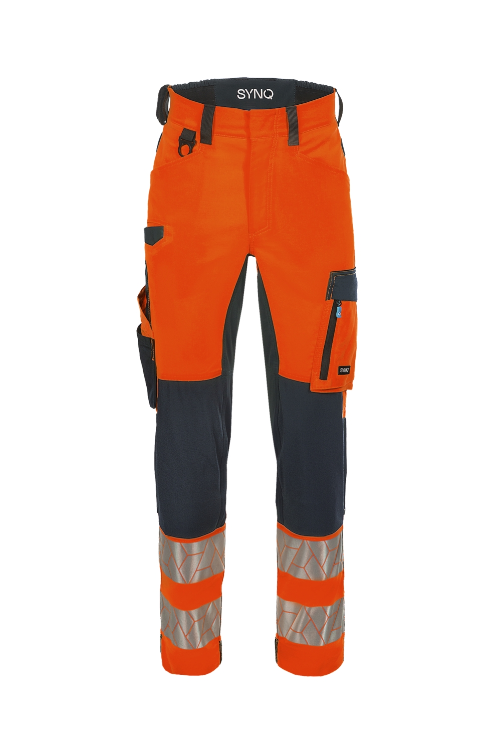 Pantalon Synq® Nopaque HV - Orange / Bleu marine Sioen