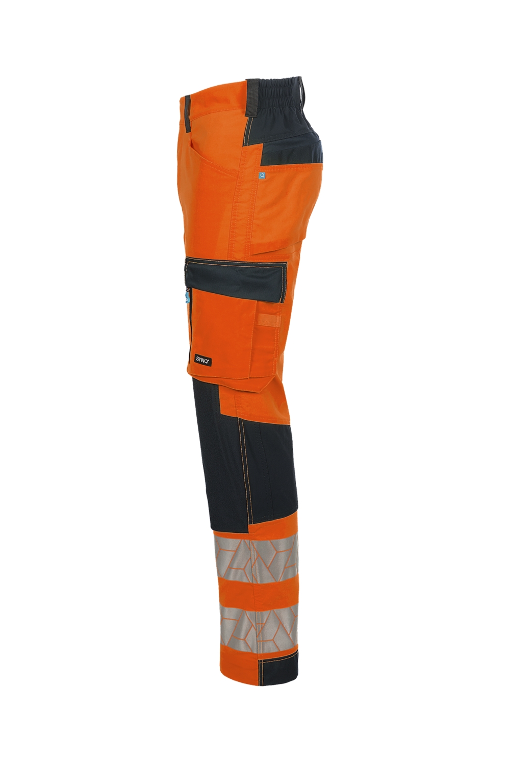 Pantalon Synq® Nopaque HV - Orange / Bleu marine Sioen