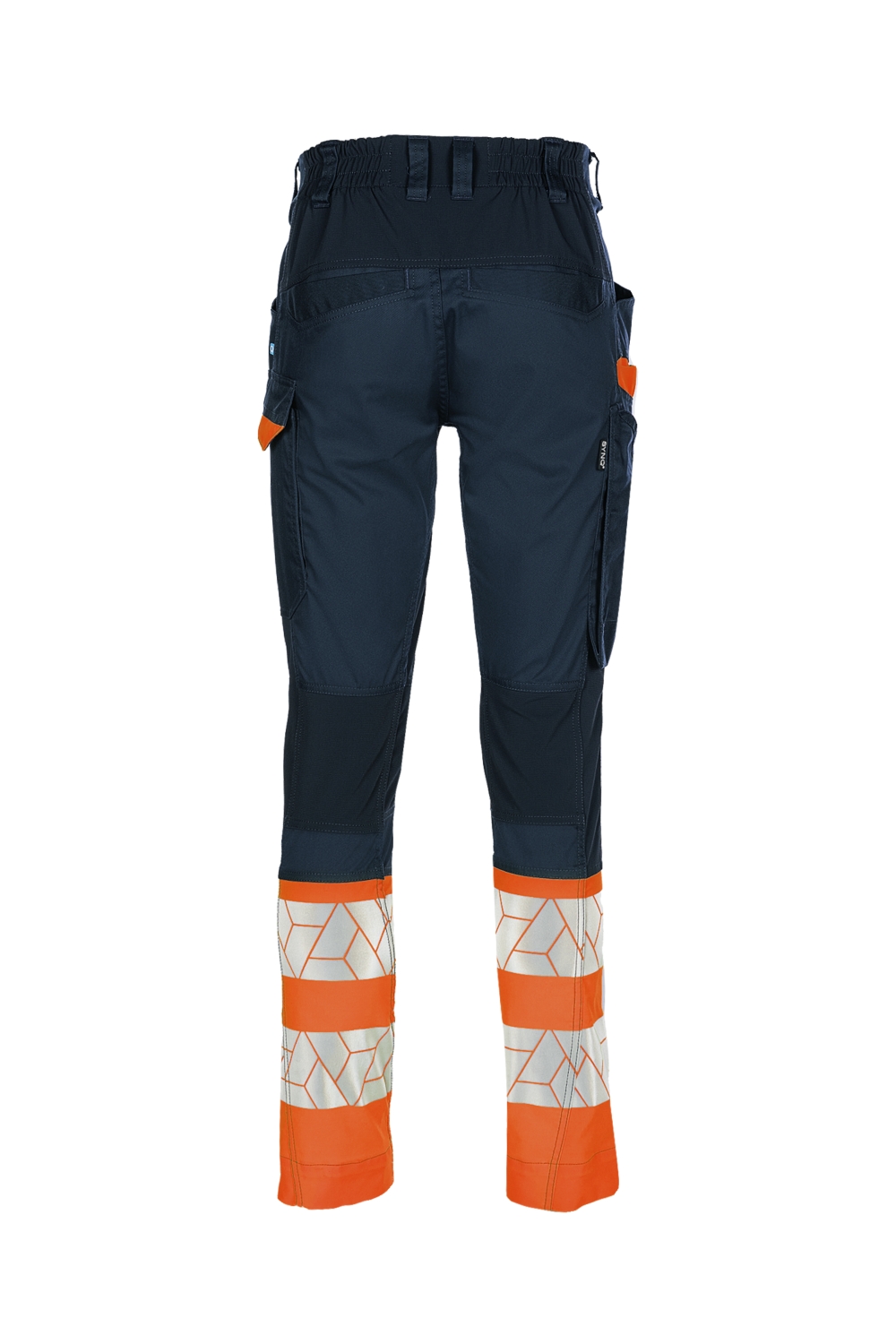 Pantalon Synq® Qlear HV - Bleu marine / Orange Sioen