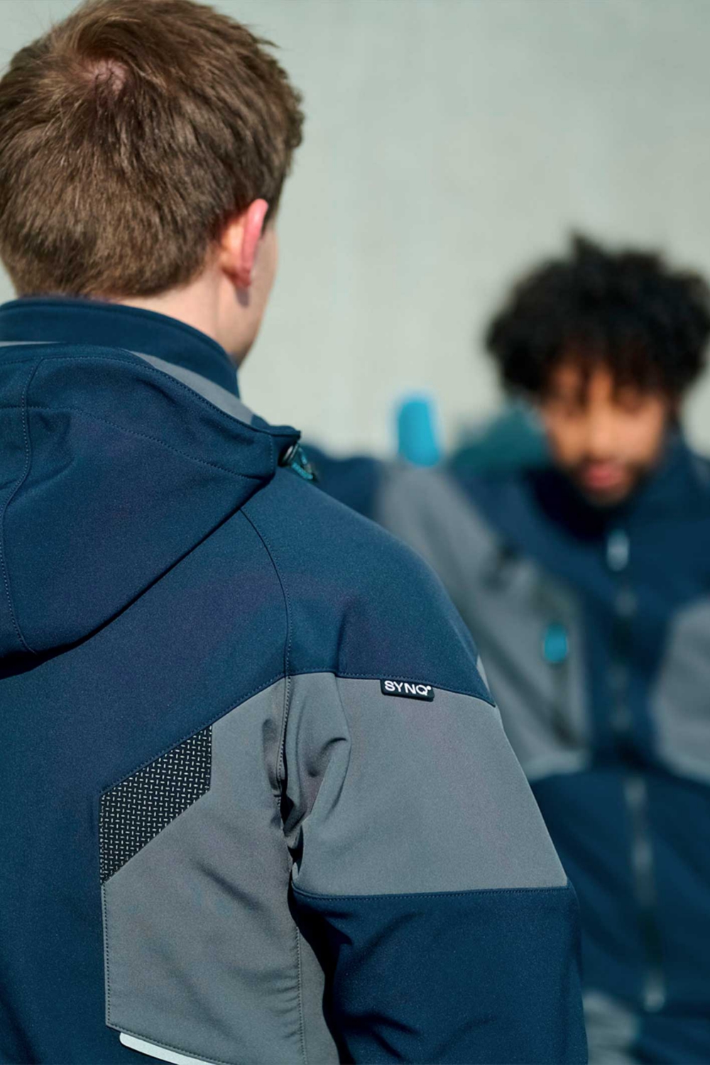 Veste softshell Synq® Stunter - Bleu pétrole / Noir Sioen