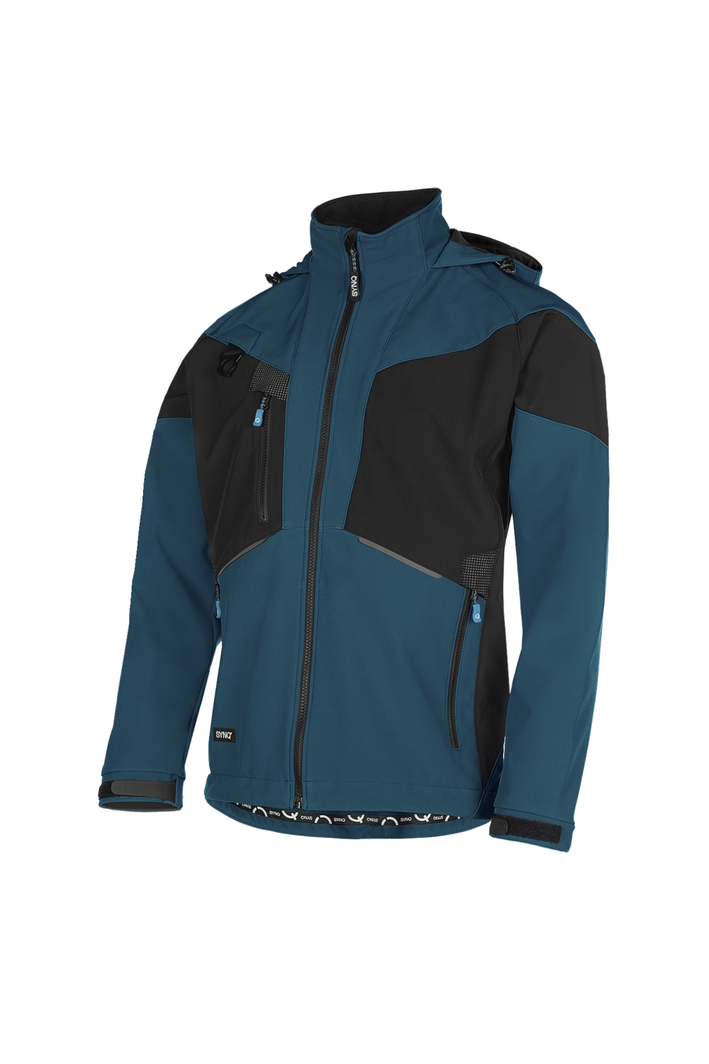 Veste softshell Synq® Stunter - Bleu pétrole / Noir Sioen
