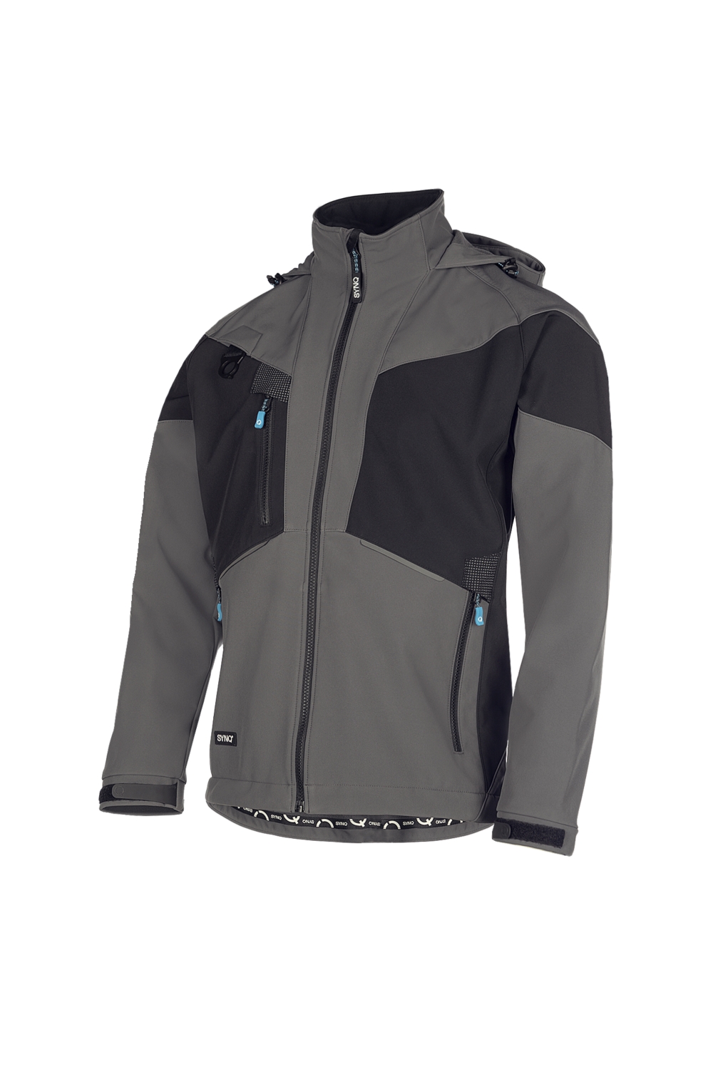 Veste softshell Synq® Stunter - Gris anthracite / Noir Sioen