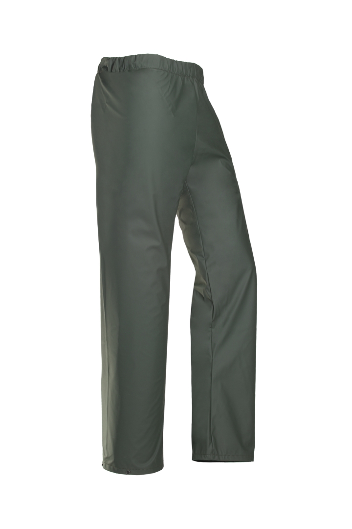 Pantalon polyester enduit PU mixte Bangkok 6360 vert kaki Sioen