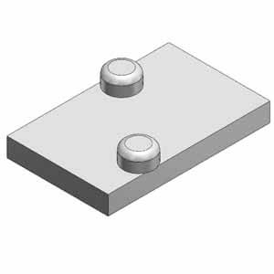 SYJ500-10-*A, Plaque d'obturation pour SYJ500 SMC