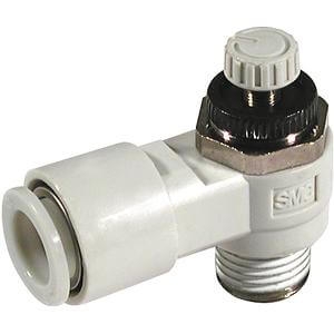  Limiteur de débit 8 mm AS*1FG raccords instantanés coudé/universel acier inox 