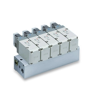 VV3P3, Séries 300, Electrodistributeur 3/2 sur embase SMC