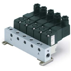 VV307, Electrodistributeur 3/2 sur embase SMC