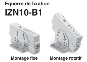 Équerre de fixation pour ioniseur type mono buse série IZN10E