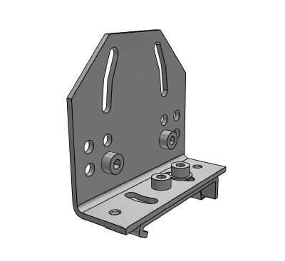 Fixation de montage sur rail DIN pour ioniseur type mono buse série IZN10E