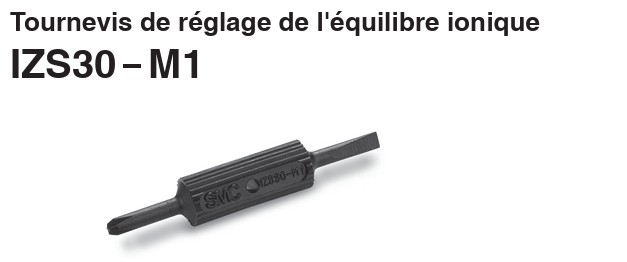 Tournevis pour potentiomètre d'ajustement de l'équilibre ionique compatible série IZS31 série IZS30