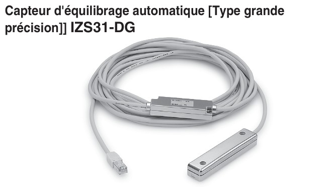Capteur d'équilibrage pour ioniseur de type barre série compatible IZS40/41/43 série IZS31