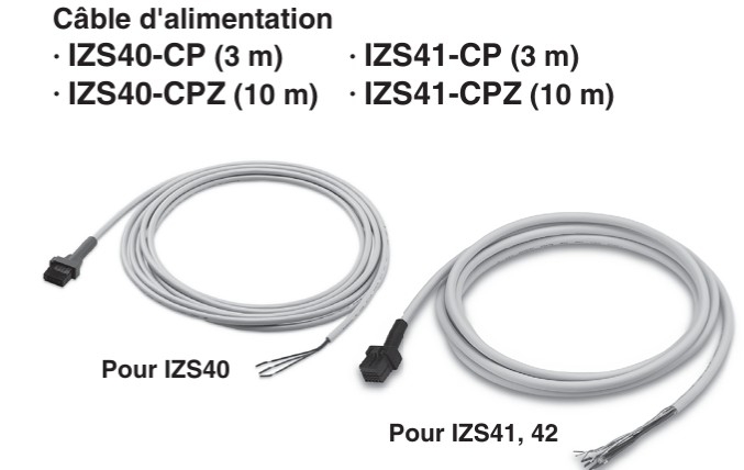 Câble d'alimentation pour ioniseur type barre série IZS40