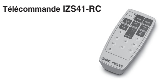 Télécommande pour ioniseur type barre séries compatible IZS40/41/42 série IZS40