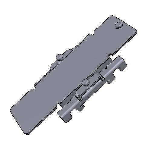 Fixation de montage sur rail DIN pour contrôleur pour ioniseur type barre séries compatible IZT40/41/43 série IZT40