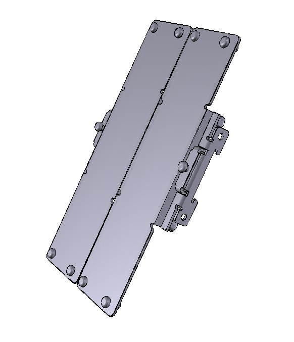 Fixation de montage sur rail DIN pour module d'alimentation haute tension pour ioniseur type barre série IZT42
