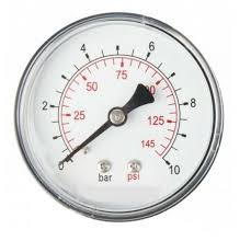 Manomètre sec raccord arrière boitier cylindrique ABS série K