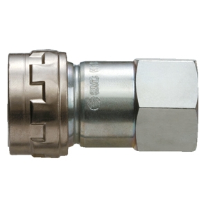 Coupleur S modèle taraudé BSPT - Acier chromé zingué série KK130 SMC