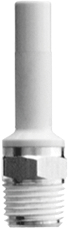  Adaptateur droit encliquetable pour tube x mâle BSPT prétéflonné PBT laiton série KQ2N 