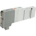Distributeur 2 x 3/2 NF/NF 24 VDC visualisation et protection circuit SV1000