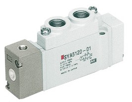 Distributeur 5/2 monostable à commande pneumatique série SYJA SMC