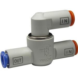  Sélecteur de circuit avec raccord instantané - 1/8" - Diamètre tube : 4 mm - Série VR12 