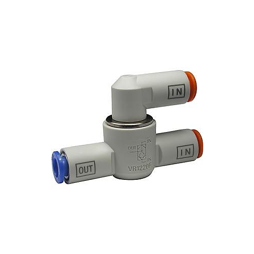 Sélecteur de circuit avec raccord instantané - 1/8" - Diamètre tube : 4 mm - Série VR12 SMC