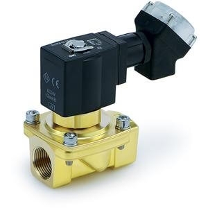 Electrovanne 2/2 NF commande asservie laiton série VXEZ SMC
