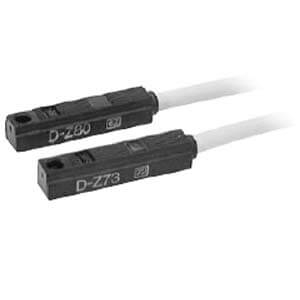 Z73/Z76/Z80, Détecteur reed, Fixation intégrée, Fil noyé SMC