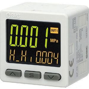 Pressostat digital de haute précision écran à triple affichage série ZSE20A SMC