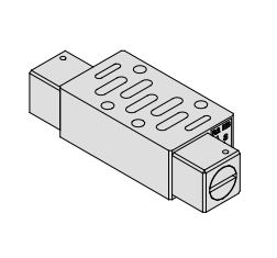 Entretoise régleur de débit sur les échappements série VQ7-6 SMC