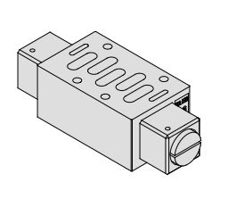 Entretoise régleur de débit sur les échappements série VQ7-6 SMC