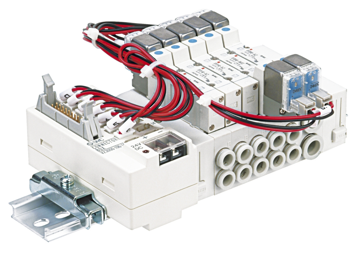 Distributeur montage sur embase série SY5140 5/2 monostable SMC