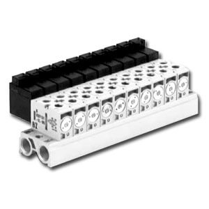 VV4QD1, Série 1000, embase à connexion non embrochable SMC